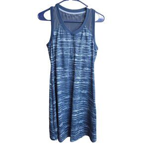Title Nine Boss Dress in Pulse Blue Gray Built-In Bra‎ Size Small